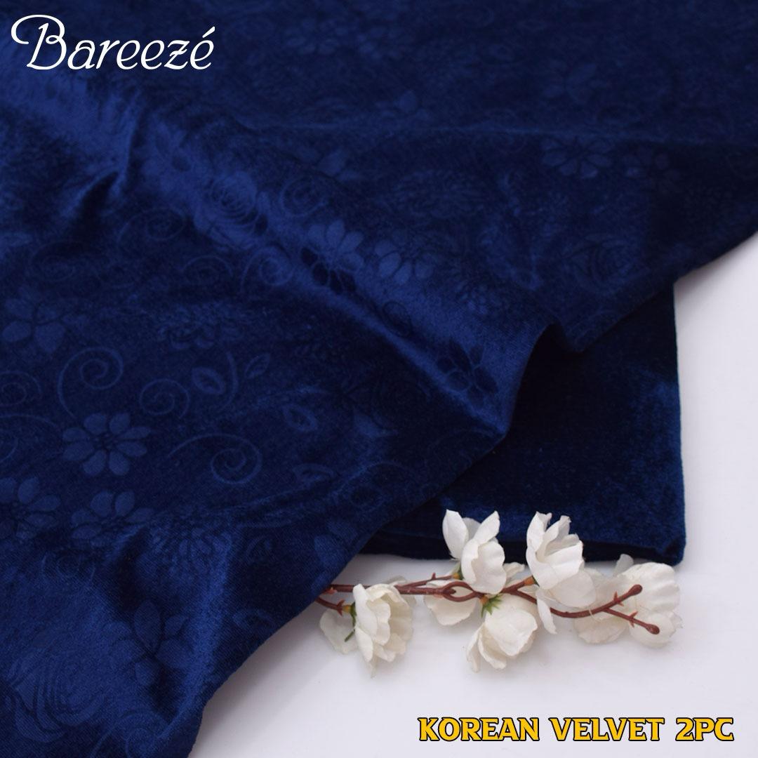 Bareeze Korean Velvet 2pcs D-9