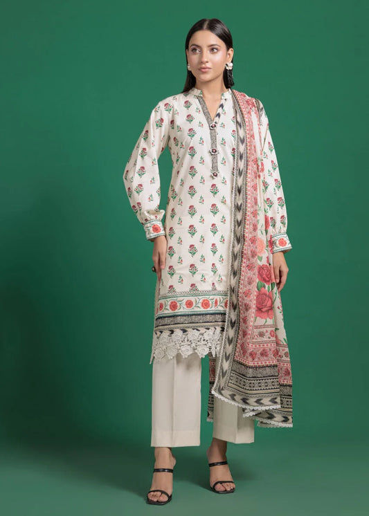 Bonanza Satrangi Lawn 3-Piece - Plain Trouser