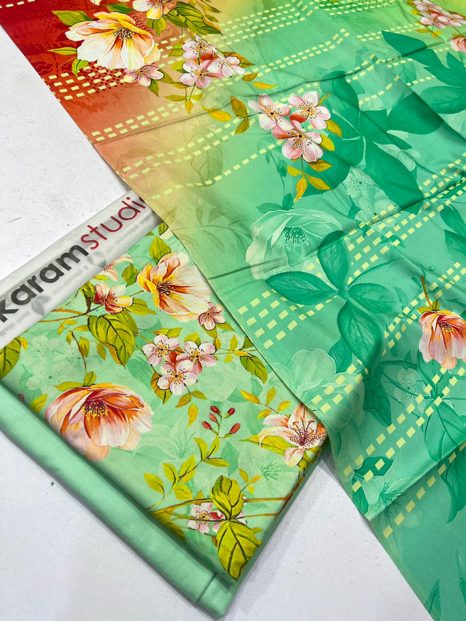 Alkaram Linen 3-Piece (D-7)