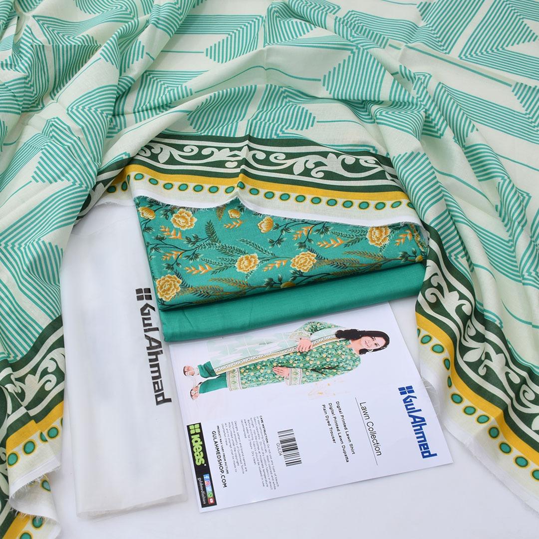 Gul Ahmed Lawn 3-Piece - Plain Trouser