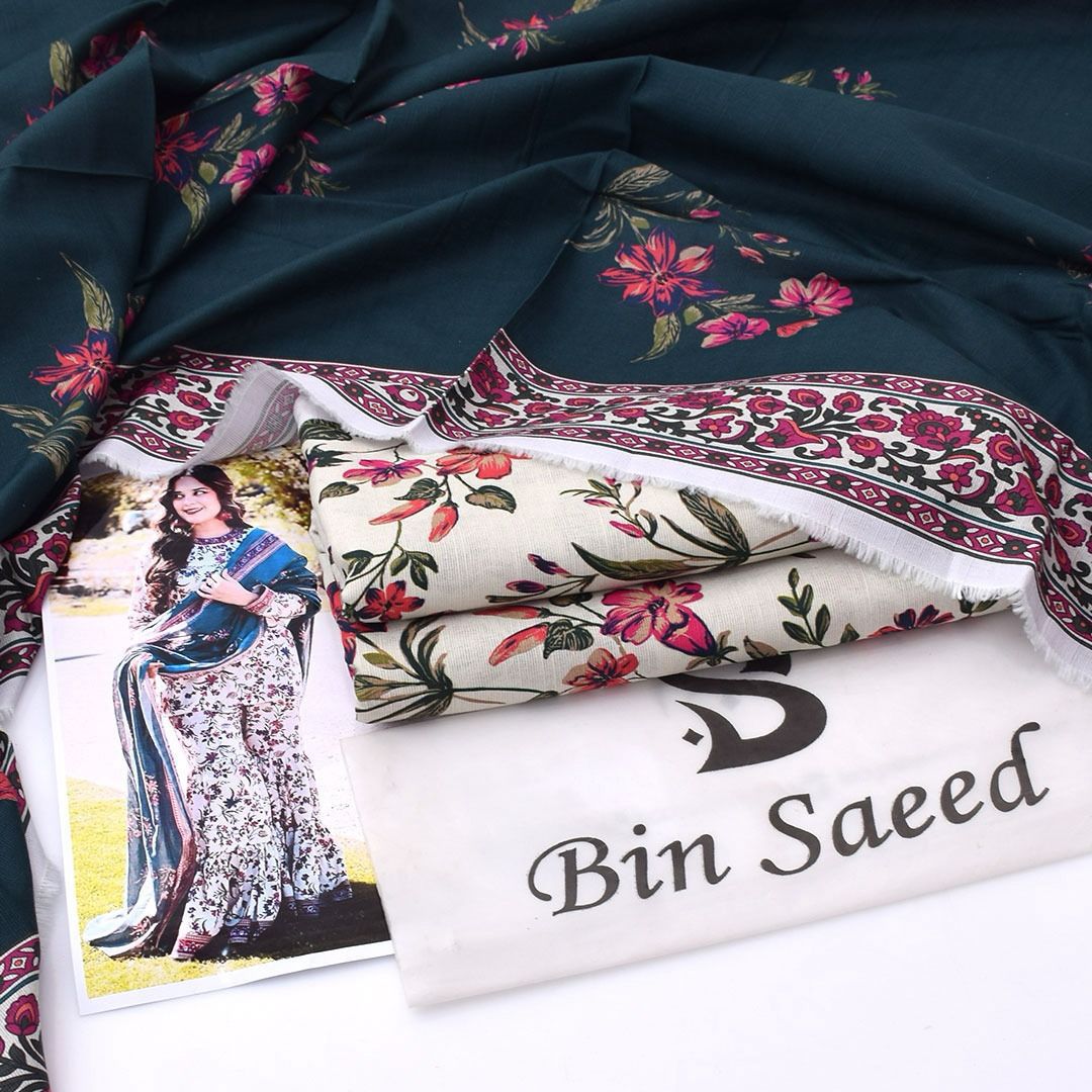 Bin Saeed Khaddar 3-Piece D-13