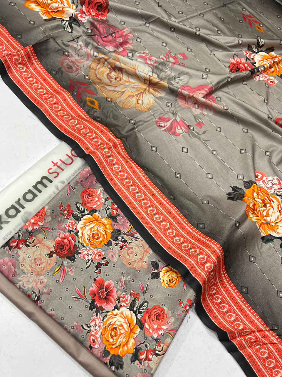 Alkaram Linen 3-Piece (D-46)