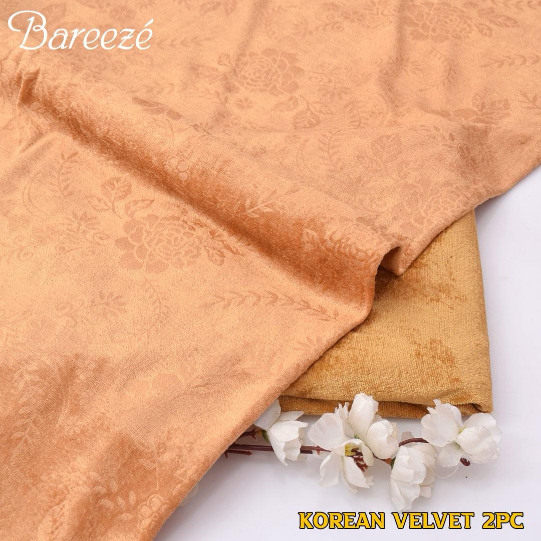 Bareeze Korean Velvet 2pcs D-2