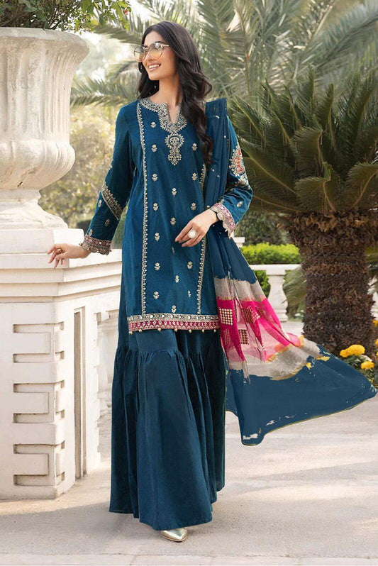 Embroidery Lawn 3 Pcs D-20