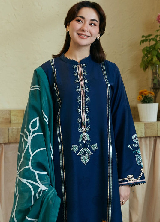 Embroidery Lawn 3 Pcs D-48
