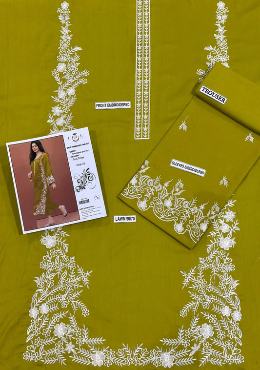 Embroidered Lawn 2Pcs D-45
