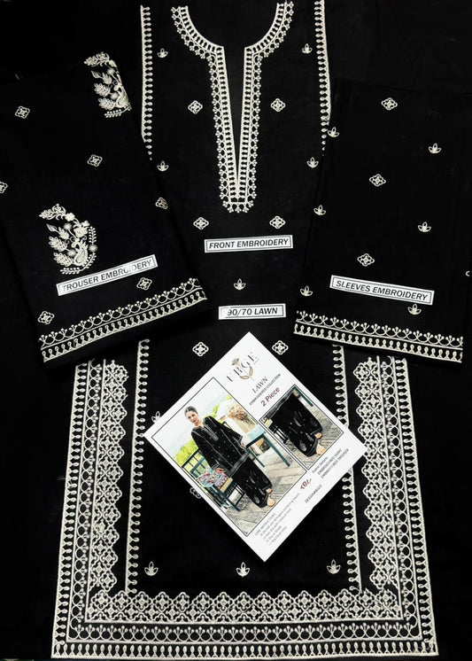 Embroidered Lawn 2Pcs D-6
