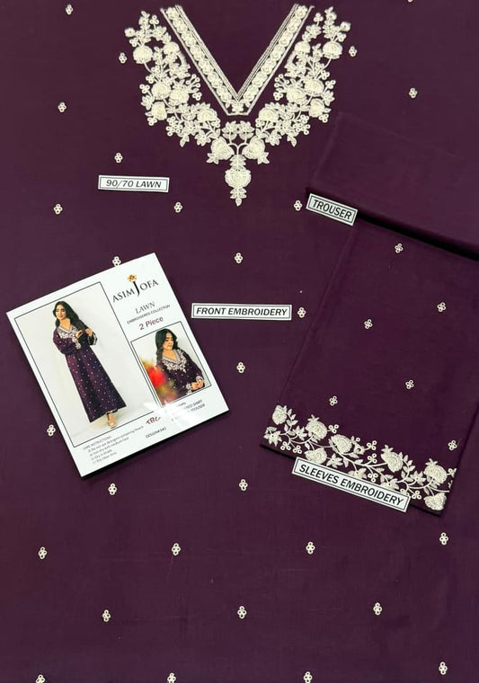 Embroidered Lawn 2Pcs D-42