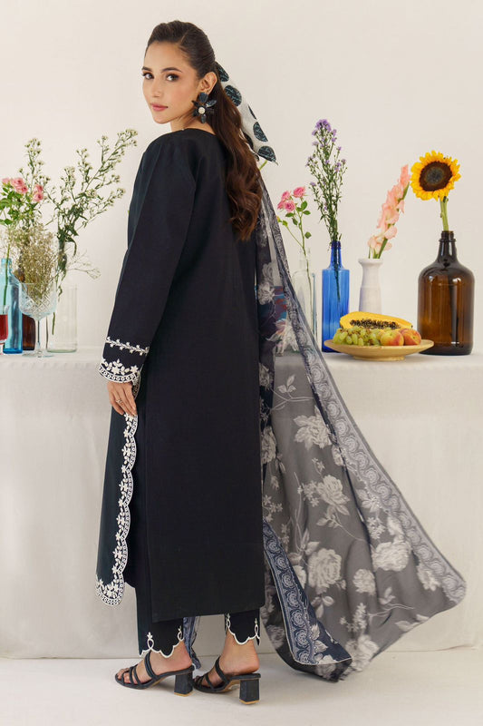 Embroidery Lawn 3 Pcs D-44