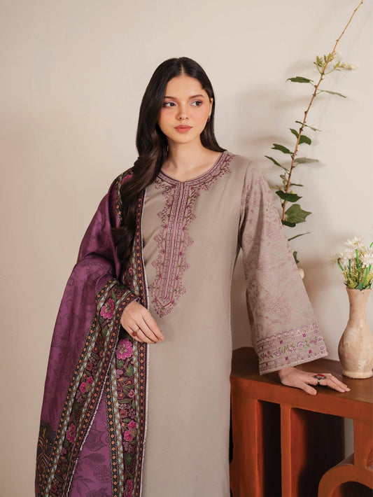 Embroidery Lawn 3 Pcs D-71