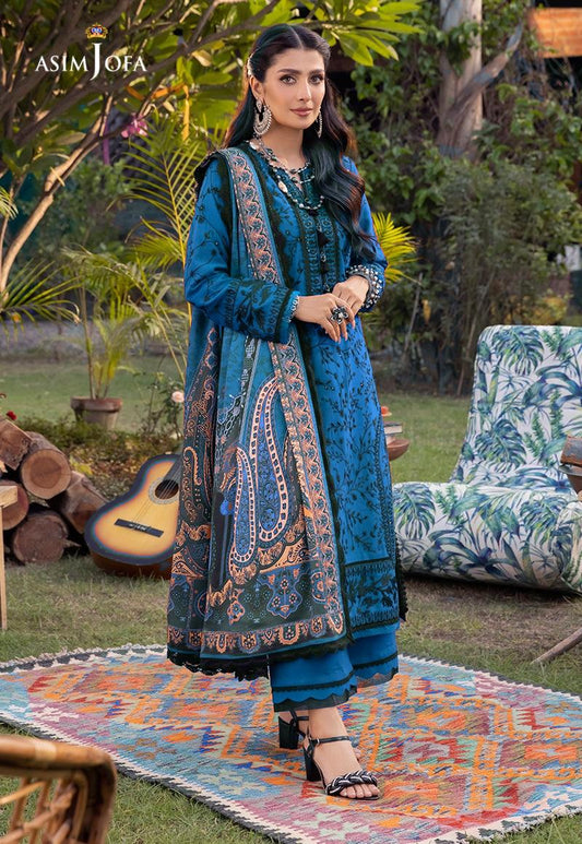 Embroidery Lawn 3 Pcs D-74
