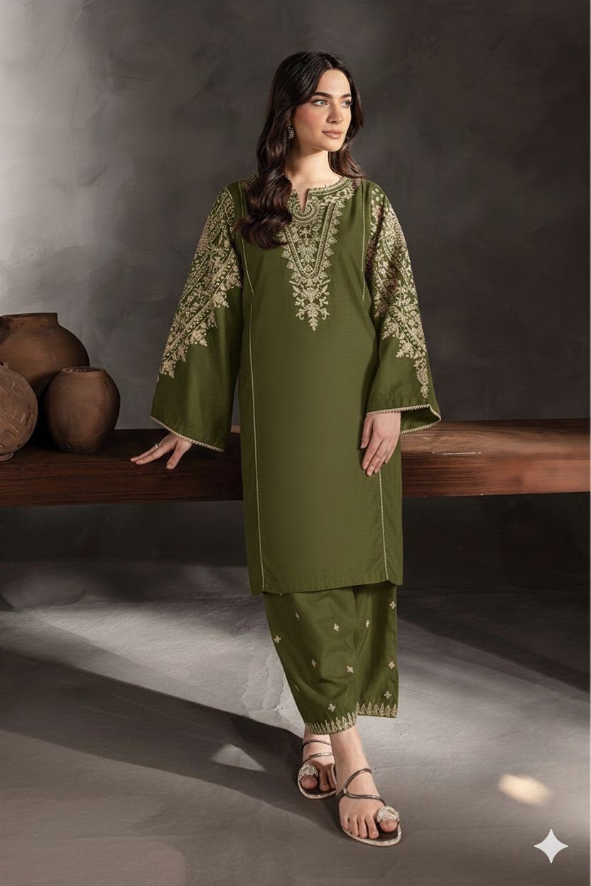 Embroidered Lawn 2Pcs D-69