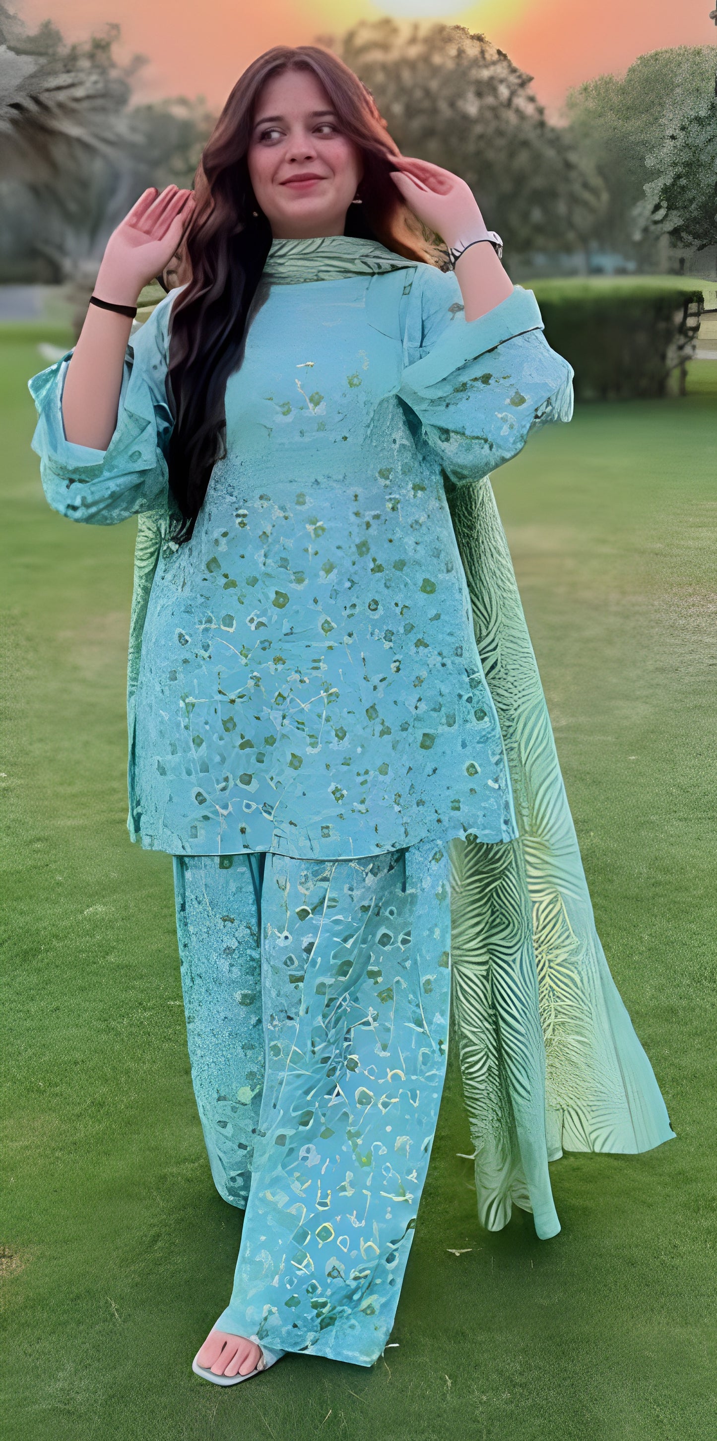 Bin Saeed Khaddar 3-Piece D-12