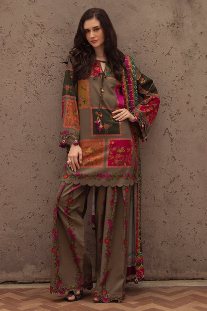 Charizma Lawn 3-Piece - Printed Trouser