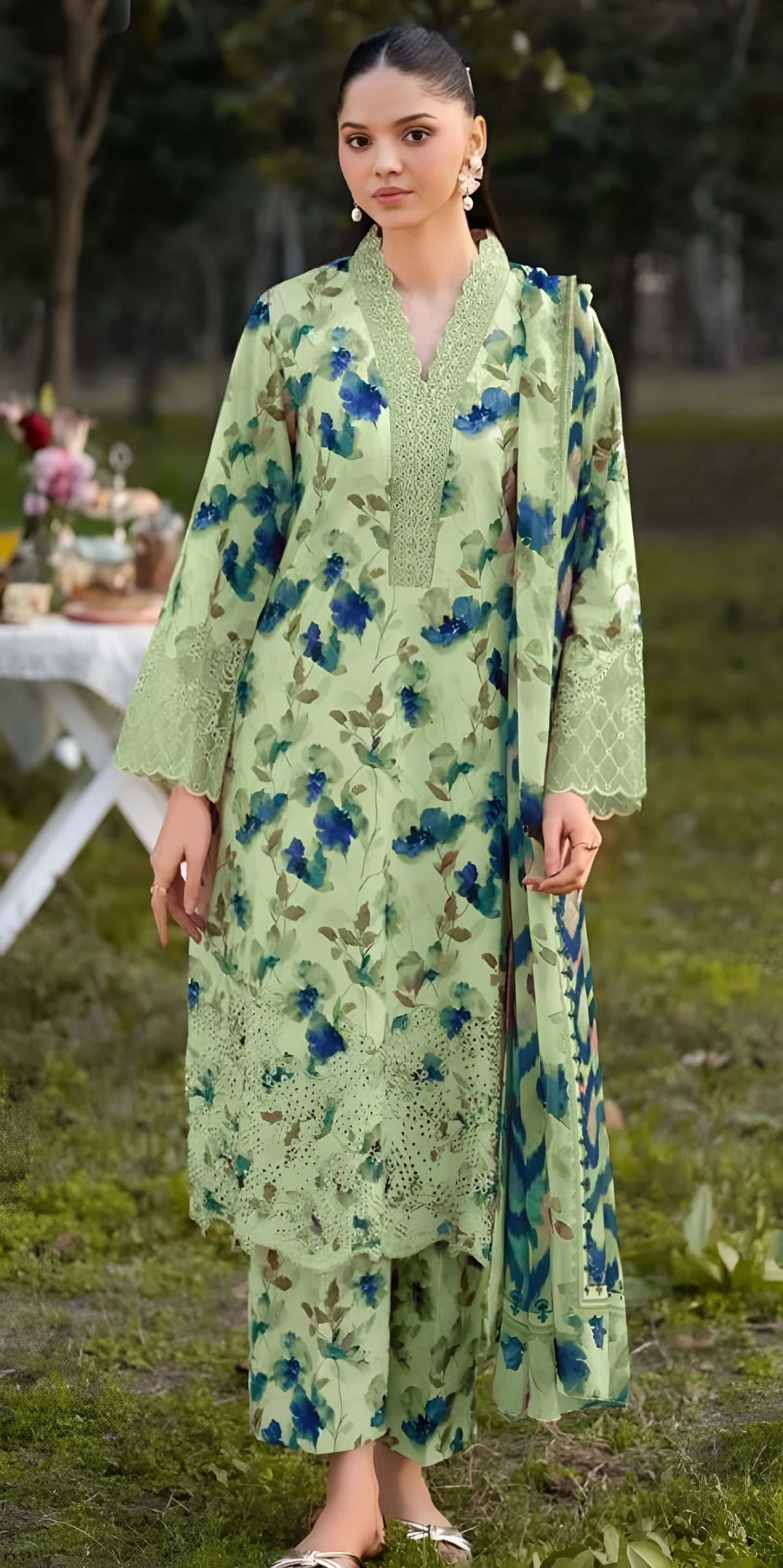 Bin Saeed Khaddar 3-Piece D-10