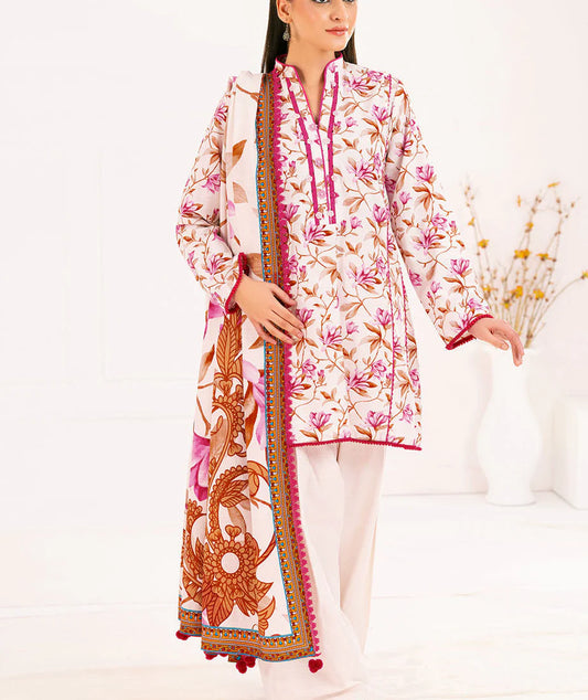 Gul Ahmed Lawn 3-Piece - Plain Trouser