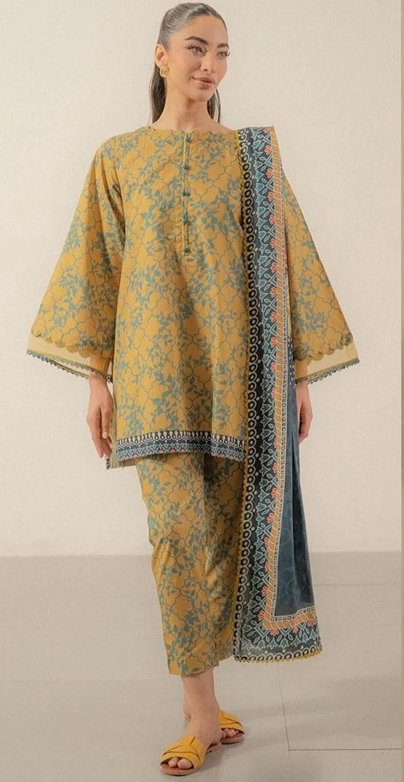 EGO Lawn 3-Piece - Printed Trouser