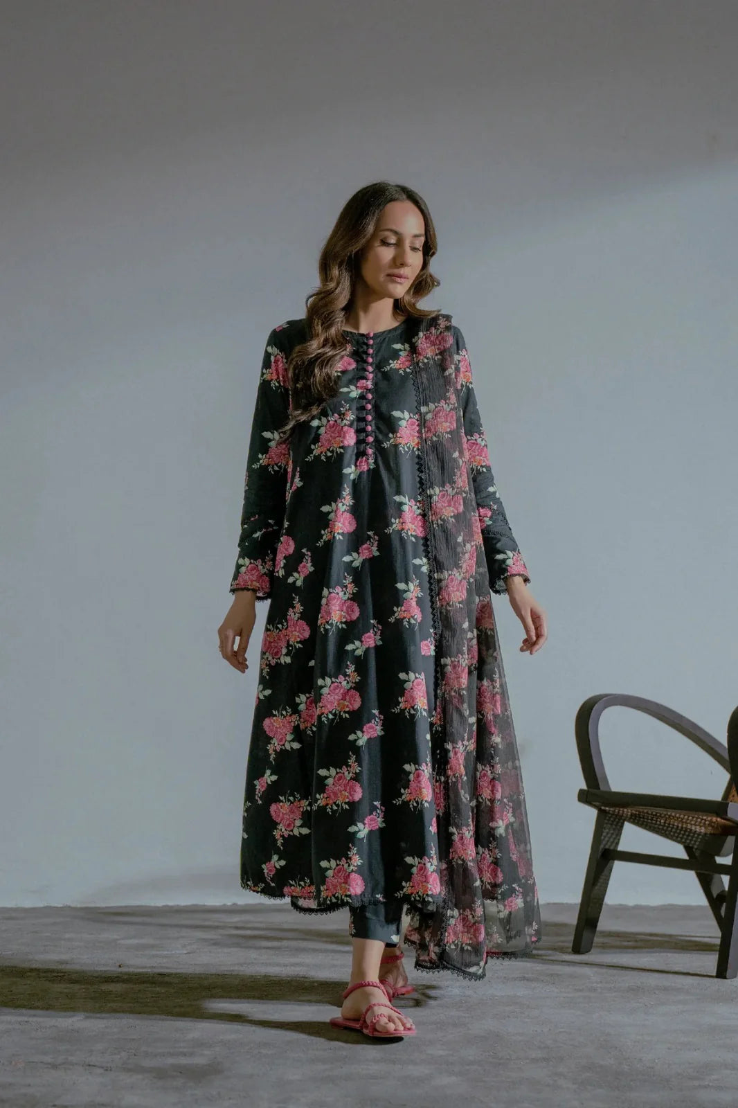 EGO Lawn 3-Piece - Printed Trouser
