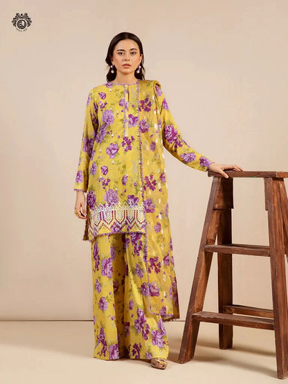 Gul Jee Lawn 3-Piece - Printed Trouser