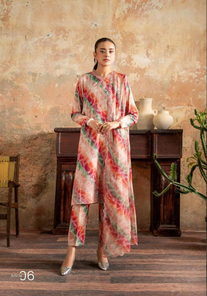 Gul Jee Lawn 3-Piece - Printed Trouser