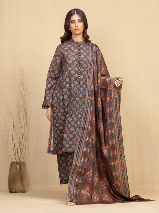 Edenrobe Lawn 3-Piece - Printed Trouser