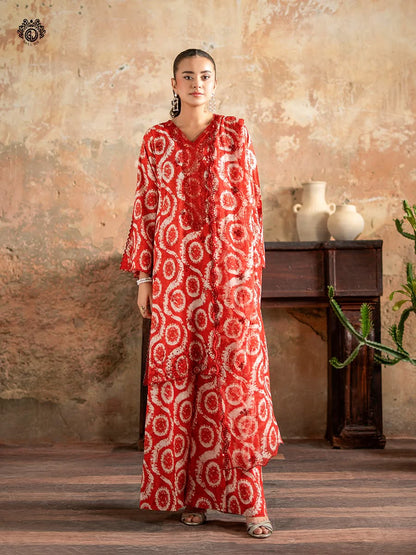 Gul Jee Lawn 3-Piece - Printed Trouser