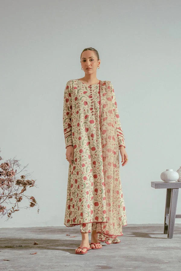 EGO Lawn 3-Piece - Printed Trouser