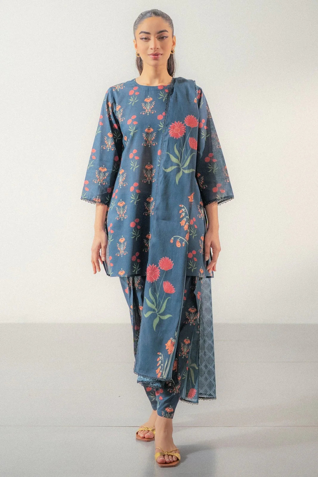 EGO Lawn 3-Piece - Printed Trouser