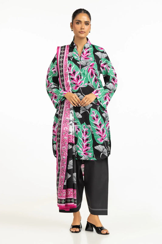 Gul Ahmed Lawn 3-Piece - Plain Trouser