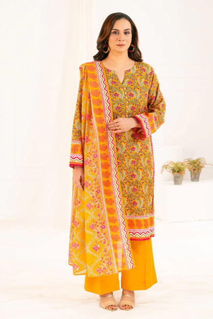 Gul Ahmed Lawn 3-Piece - Plain Trouser
