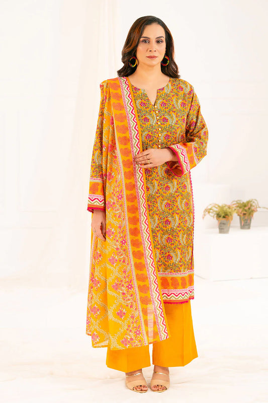 Gul Ahmed Lawn 3-Piece - Plain Trouser