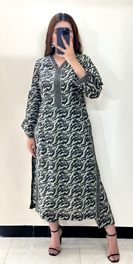 Bin Saeed Khaddar 3-Piece D-18