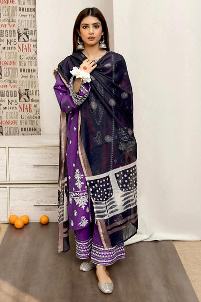 Embroidered Dhanak D-33