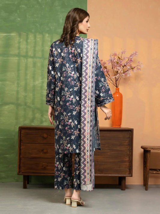 Edenrobe Lawn 3-Piece - Printed Trouser