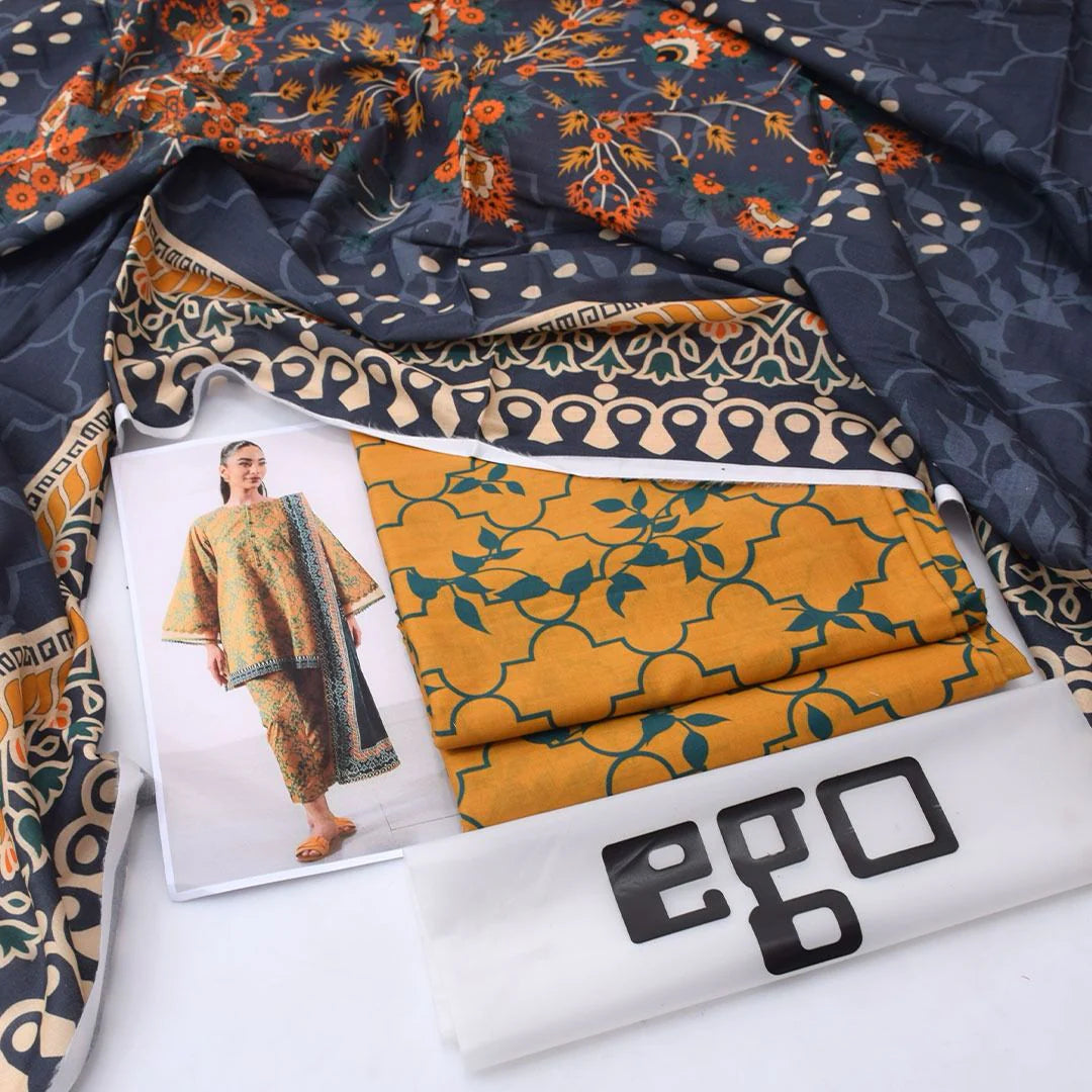 EGO Lawn 3-Piece - Printed Trouser