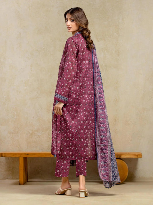 Edenrobe Lawn 3-Piece - Printed Trouser