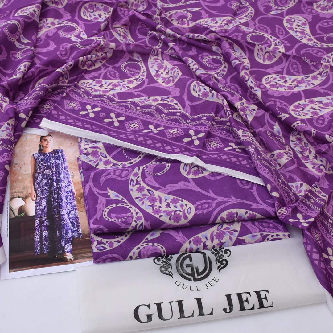 Gul Jee Lawn 3-Piece - Printed Trouser