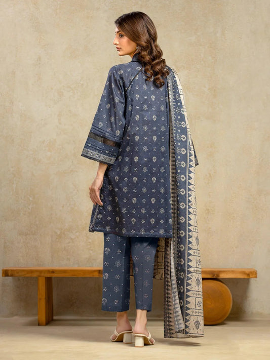 Edenrobe Lawn 3-Piece - Printed Trouser