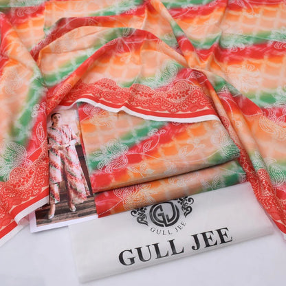 Gul Jee Lawn 3-Piece - Printed Trouser
