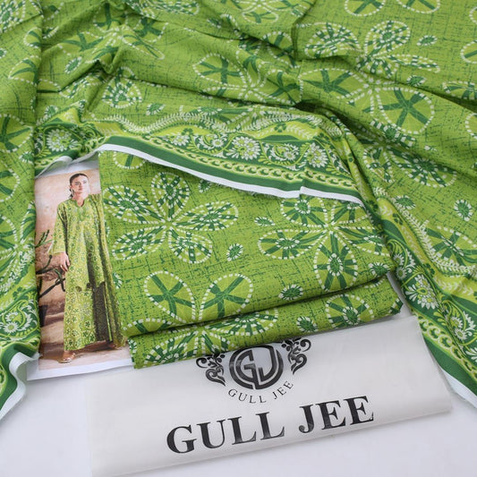 Gul Jee Lawn 3-Piece - Printed Trouser