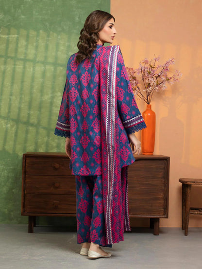 Edenrobe Lawn 3-Piece - Printed Trouser