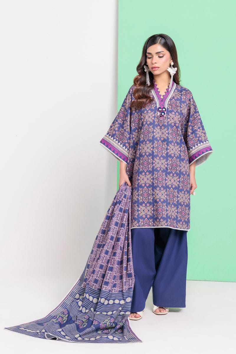 Bonanza Satrangi Lawn 3-Piece - Plain Trouser