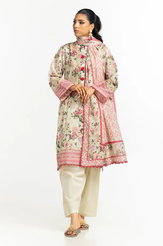 Gul Ahmed Lawn 3-Piece - Plain Trouser