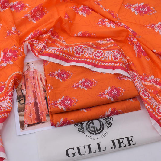 Gul Jee Lawn 3-Piece - Printed Trouser