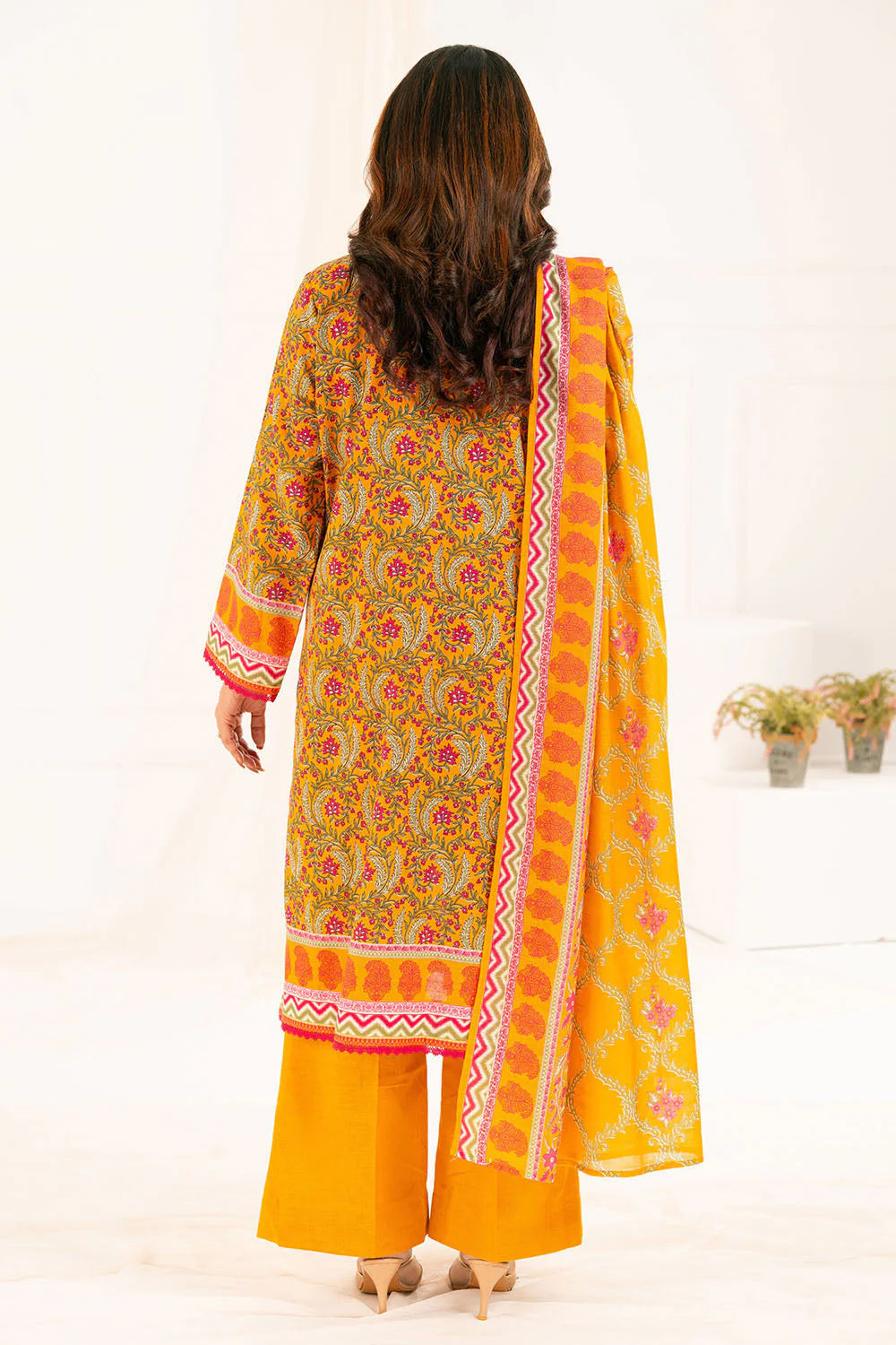 Gul Ahmed Lawn 3-Piece - Plain Trouser