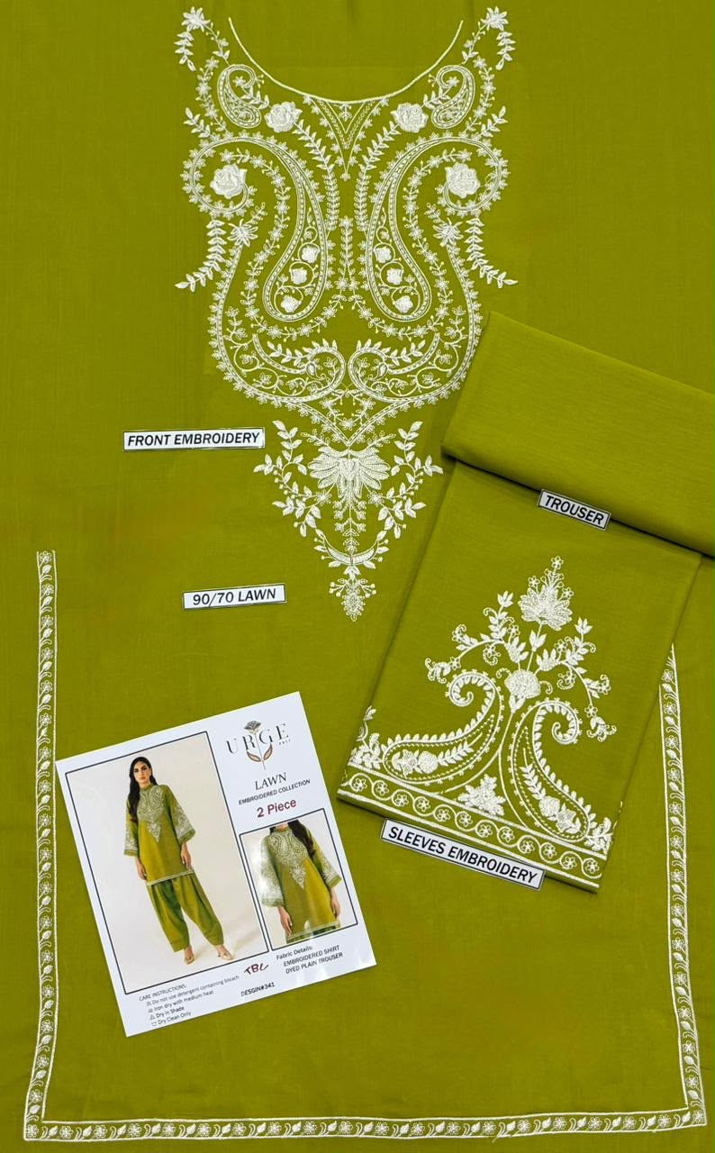 Embroidered Lawn 2Pcs D-66