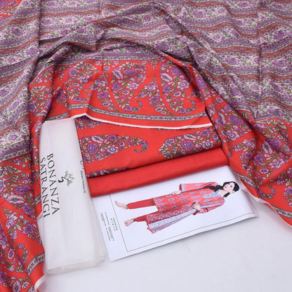 Bonanza Satrangi Lawn 3-Piece - Plain Trouser