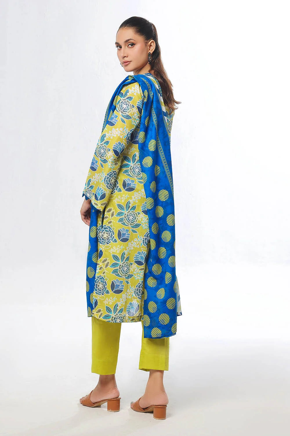 Gul Ahmed Lawn 3-Piece - Plain Trouser