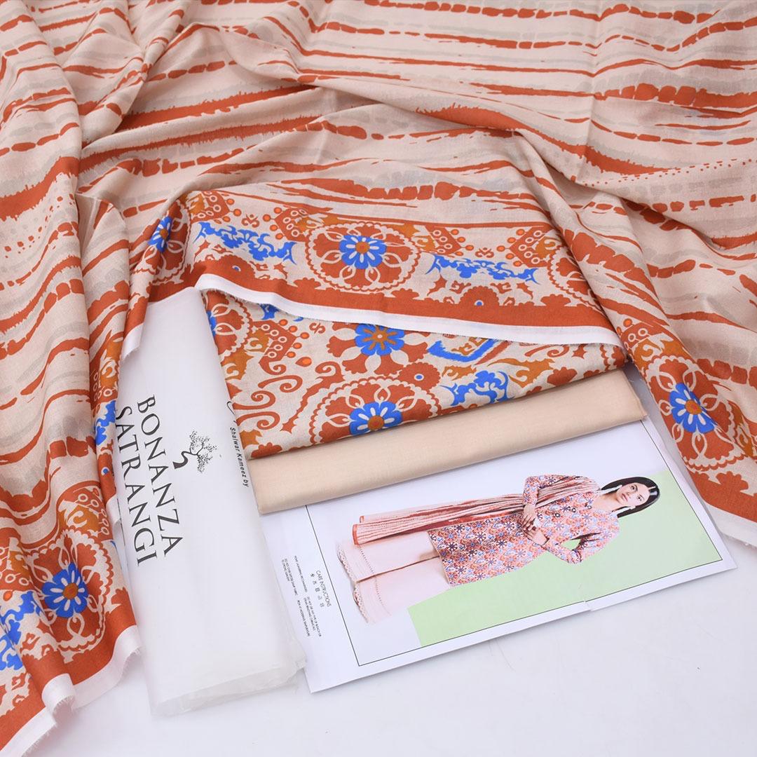 Bonanza Satrangi Lawn 3-Piece - Plain Trouser