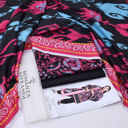 Bonanza Satrangi Lawn 3-Piece - Plain Trouser